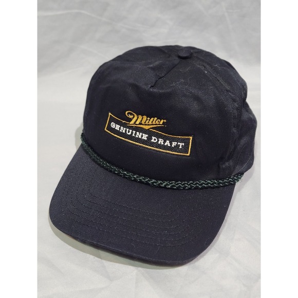 American Needle Other - Miller Hat Men Black American Needle Genuine Draft Snap Back Cap